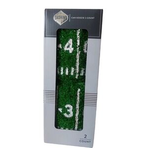 Can Koozie Astroturf Football Field Playoffs Superbowl Funny Sports Fathers Day